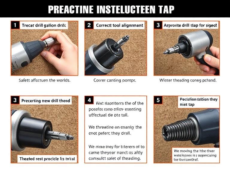 How to Properly Use a Thread Tap with a Drill?