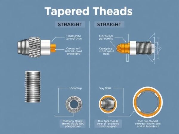 Taper Thread Vs Parallel Thread The 6 Definitive Engineering Guide to Tapered Thread vs Straight Thread ...