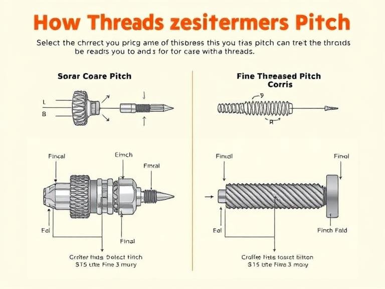 How to Choose the Correct Pitch for Coarse and Fine Threads?