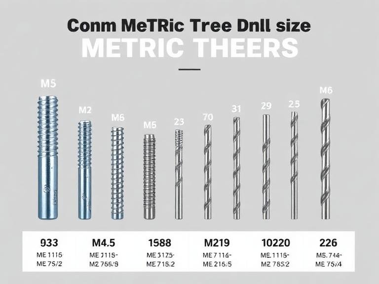 11 Common Metric Thread Sizes and Their Recommended Drill Sizes