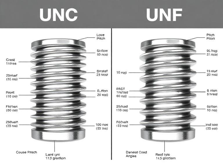 7 Important Differences Between UNC and UNF Threads